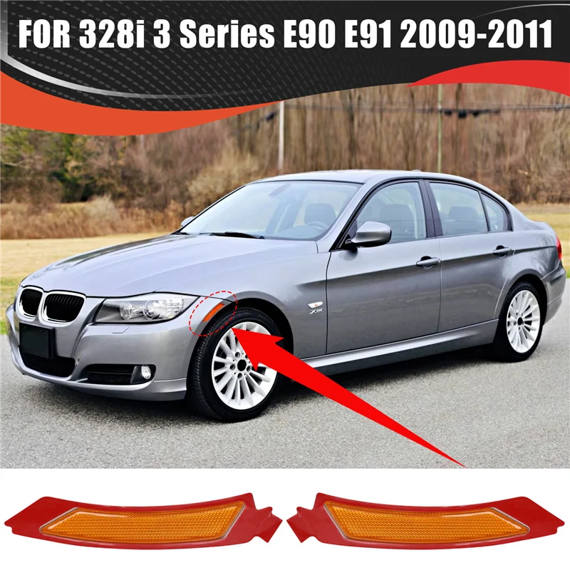 

AS57-Bumper Side Reflector For BMW 328I E90 E91 63147205397 Bumper Side Reflector For BMW 63147205398