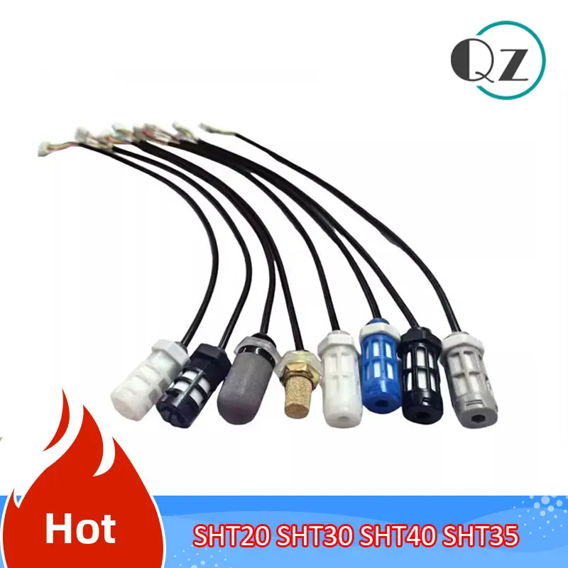 SHT20 SHT30 SHT40 SHT35 I2C Temperature Humidity Sensor Probe Digital Capacitance Sensors XH2.54 Terminal Interface 30CM