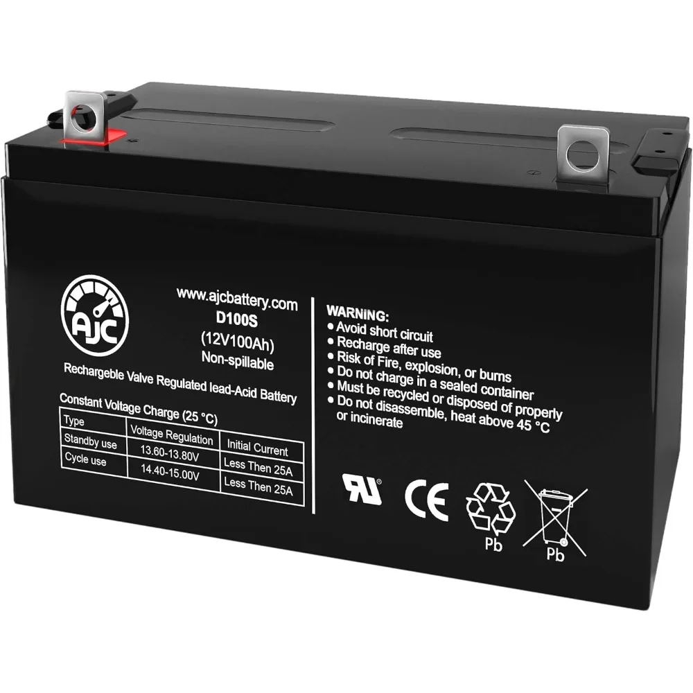 

Battery Compatible with BS Battery B12-100 12V 100Ah Sealed Lead Acid Battery