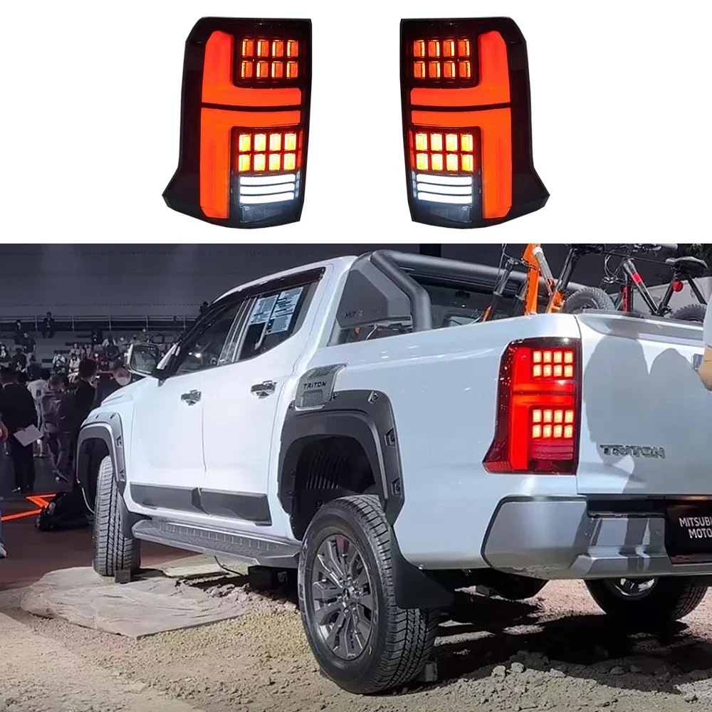 Car Taillight Rear Tail Lights Turn Signal Light Brake Parking Lamp Driving Lamps For Mitsubishi Triton L200 2024 Accessories