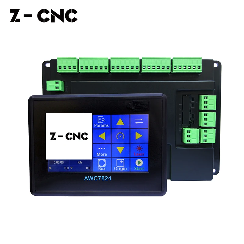 Z-CNC Trocen AWC7813 AWC7824 AWC7846 Co2 sterownik laserowy System sterowania Dsp Diy sterowania laserem zastąpić AWC608 AWC708 6442G 6445G