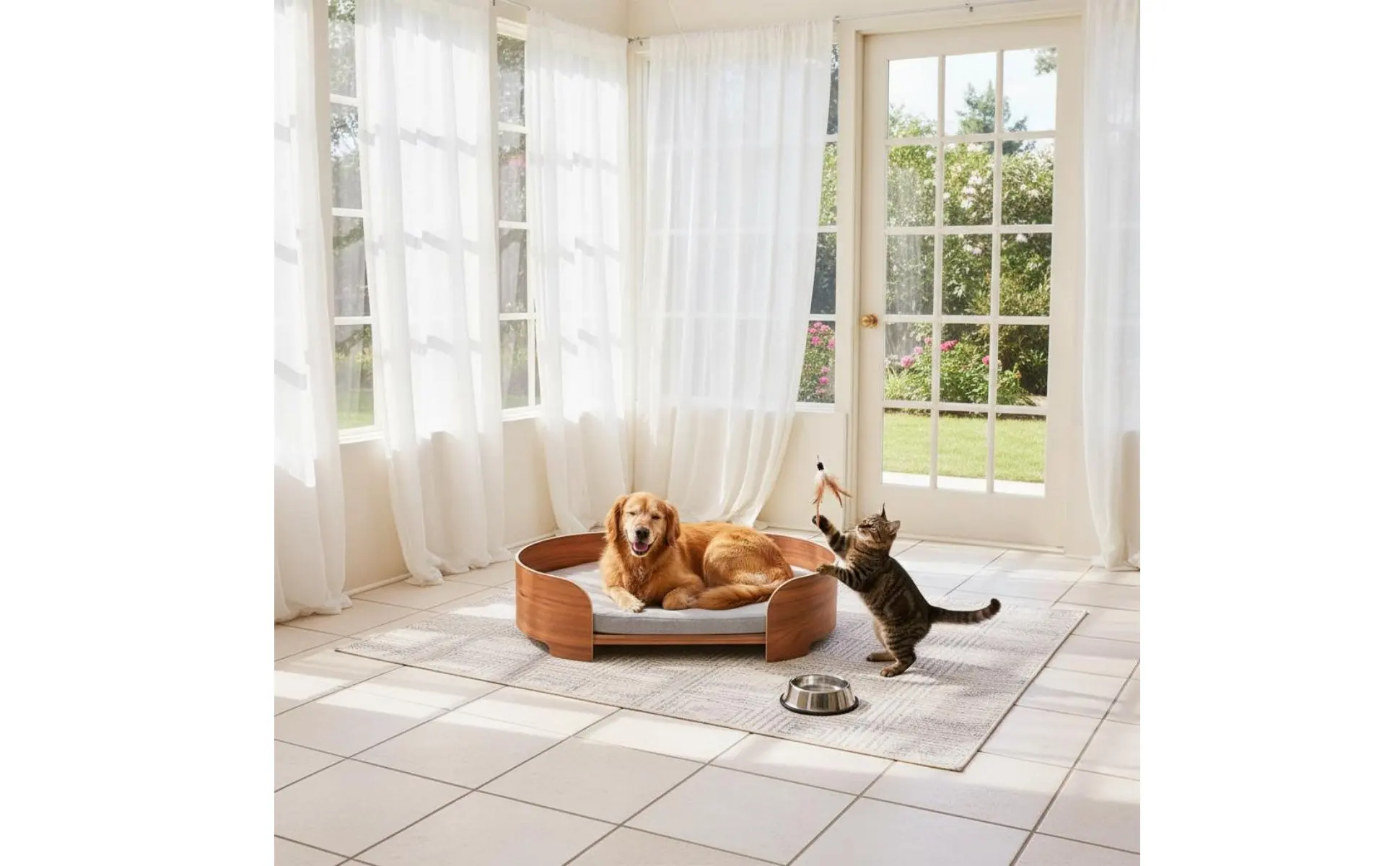 Sofá de Madeira para Animais de Estimação Capa Removível e Lavável Cama Moderna para Animais de Estimação Cama Elevada para Cães Uso Durante Todo o Ano Cama Oval para Gatos Folheado de Madeira Firme Sofá de Madeira para Animais de Estimação Capa Removível e Lavável Cama Moderna para Animais de Estimação Cama Elevada para Cães Uso Durante Todo o Ano Cama Oval para Gatos Folheado de Madeira Firme