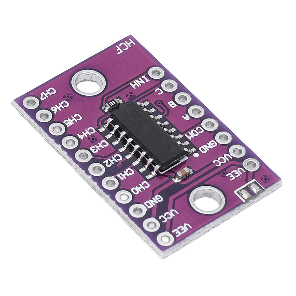 74HC4051 CD4051 Single 8-Channel Analog Multiplexer Selector Module Analog Multiplexer Board Module for Arduino