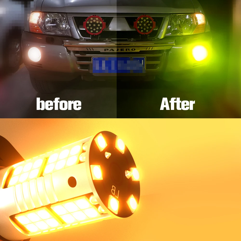 2pcs LED Accessories Front Fog Light Bulb Lamp For Chevrolet Malibu 2012 2013 2014 2015