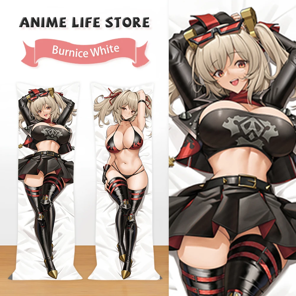 

Anime Zenless Zone Zero Burnice White Body Dakimakura Cover Hugging Fullbody Double-Sided Print Pillowcase Otaku Cushion Covers