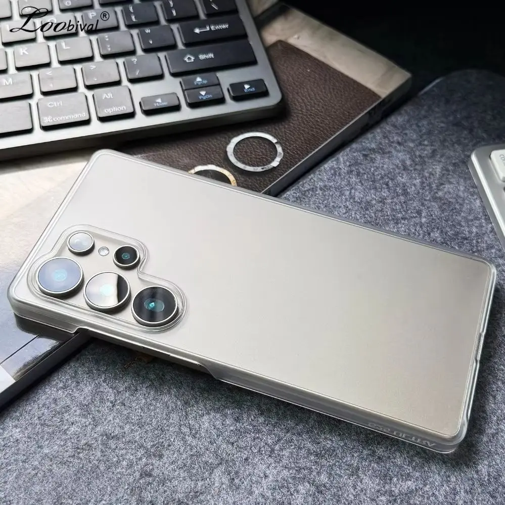 Ultra Slim Matt PC Rahmenlose Hülle für Samsung Galaxy S26 S25 Ultra S24 S23 Plus S22 FE A55 A56 A37 A16 Randlose Hartschale