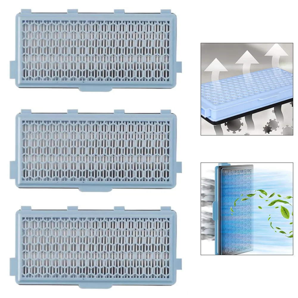 Wydajny system filtracji Wymienne aktywne filtry HEPA zaprojektowane do odkurzaczy Miele SF HA 50.