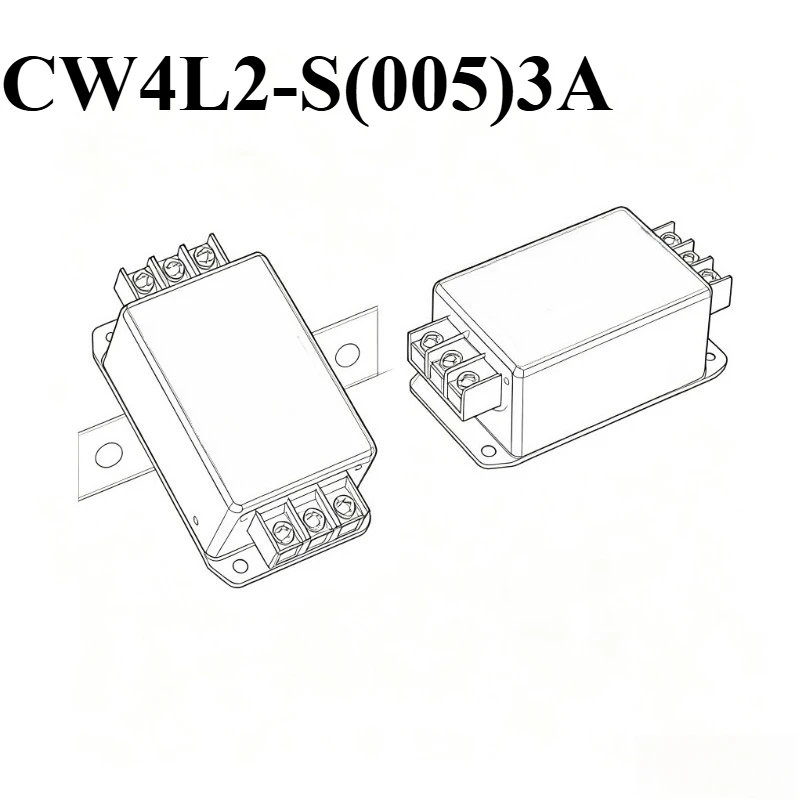 パワーフィルター-cw4l2-s-005-3a～40a-220v-ac-デュアルエクストリームサブステージレール型電磁干渉浄化器-cw4l2-10a-s