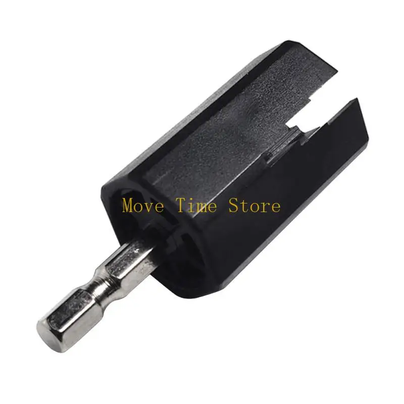 92ME Hexagonal Guitar String Winder Head Tools Guitar Drill Plugs for Acoustic Guitar