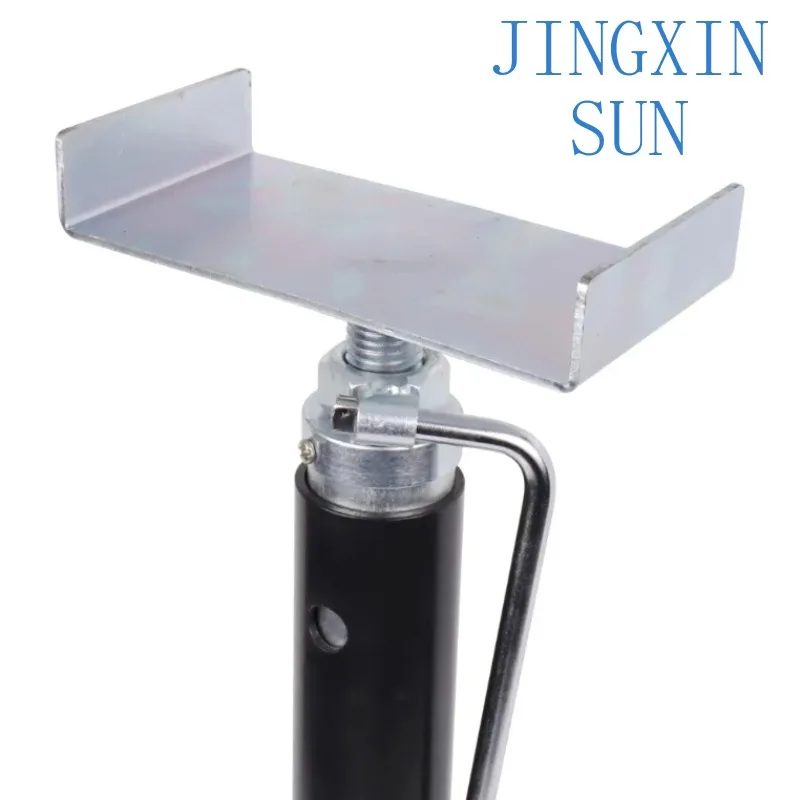5000lbs Capacity Heavy Duty Ranged From 19'' to 47'' Slide Out Support Trailer Jack with 2 Steel Supports