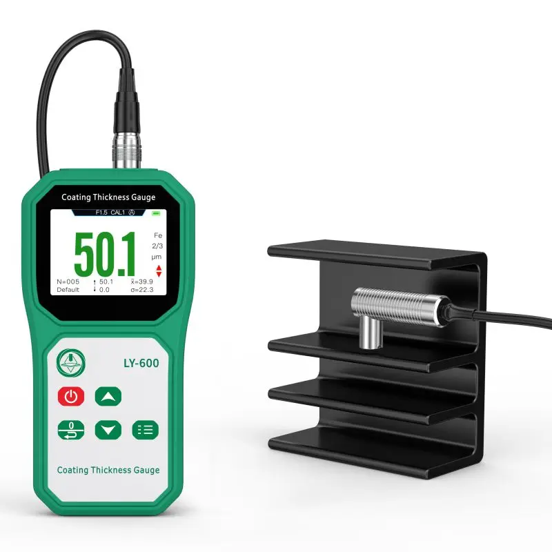 

LY-600F1.5L High-Precision Coating Thickness Gauge with 90° Right-Angle Probe for Measuring in Narrow Gaps and Pipe Inner Walls