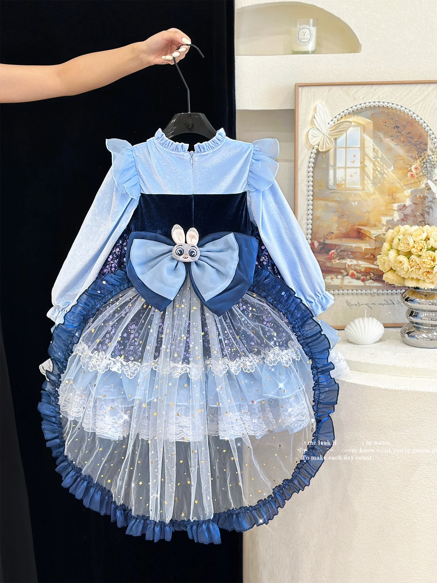 lolita-sle-long-sve-princ-dr-for-girls-sequin-birthday-dr-spring-autumn-new-arrival-children's-clothing