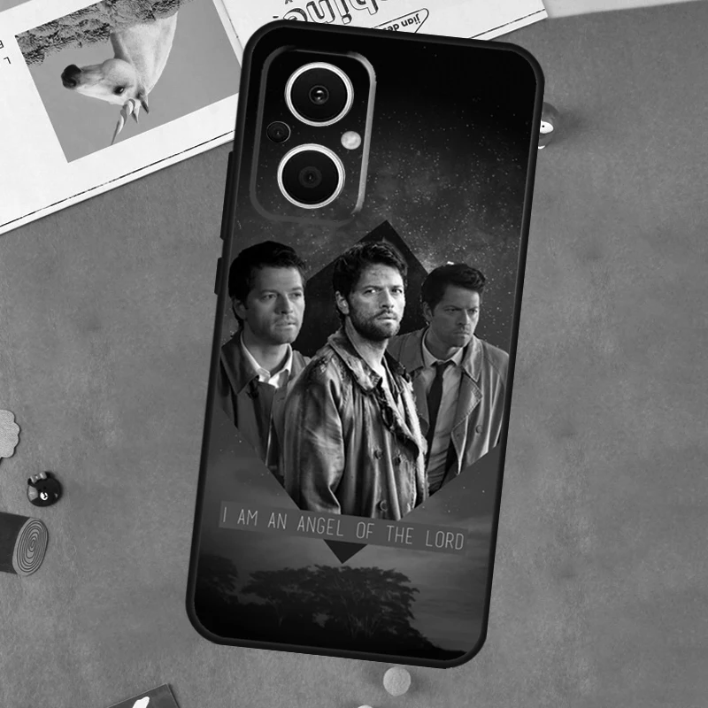 Supernatural Castiel Case For OPPO Reno 11 10 Pro 8 7 6 5 4 Lite 8T 5Z 4Z 11F OPPO Find X5 X6 Pro X2 Neo X3 Lite