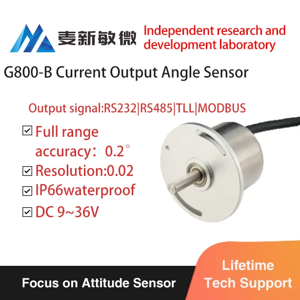 CURRENT OUTPUT ANGLE SENSOR (ABSOLUTE VALUE ENCODER, ANGULAR DISPLACEMENT SENSOR)