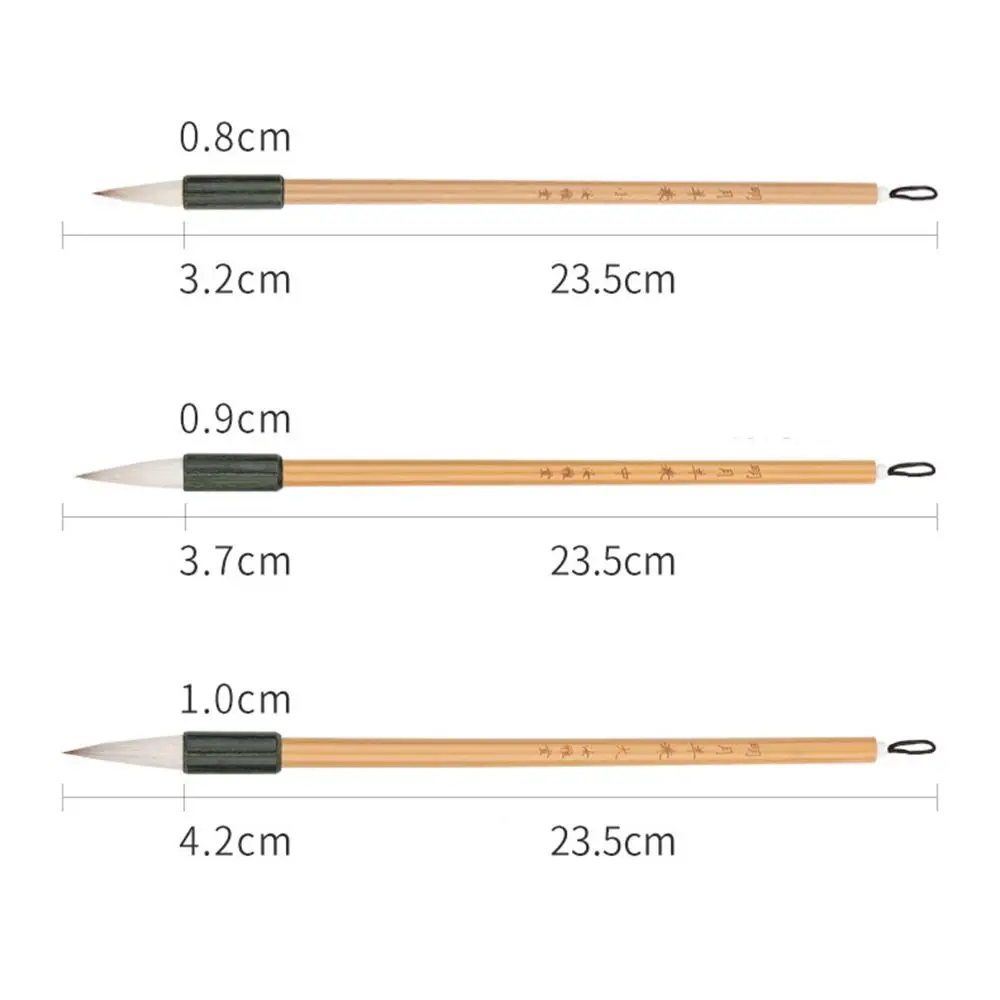 Chinês caligrafia escova para pintura, arte tradicional pincel, cabelo de lobo, caligrafia escrita escova, óleo aquarela, bambu escrituras