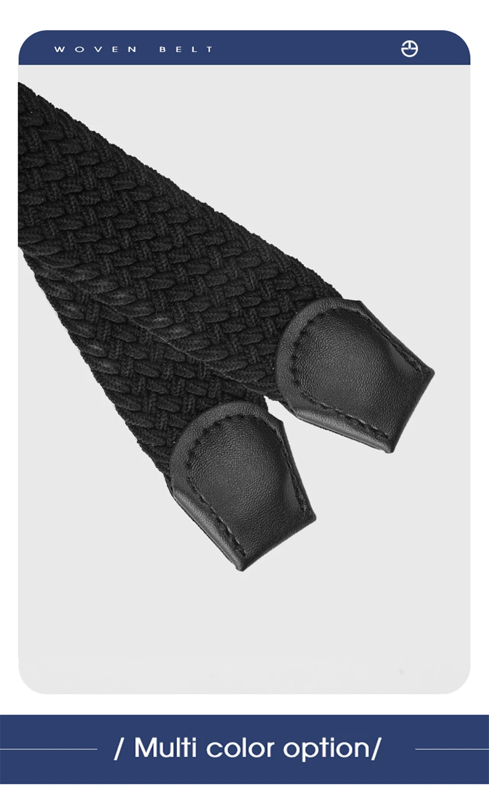 Herrengürtel, lässig, gewebt, elastischer Gürtel, Outdoor-Sport, Damengürtel, kein Stanzen erforderlich, Klettern, Arbeitsgürtel für Männer und Frauen, modisch – Detail 8