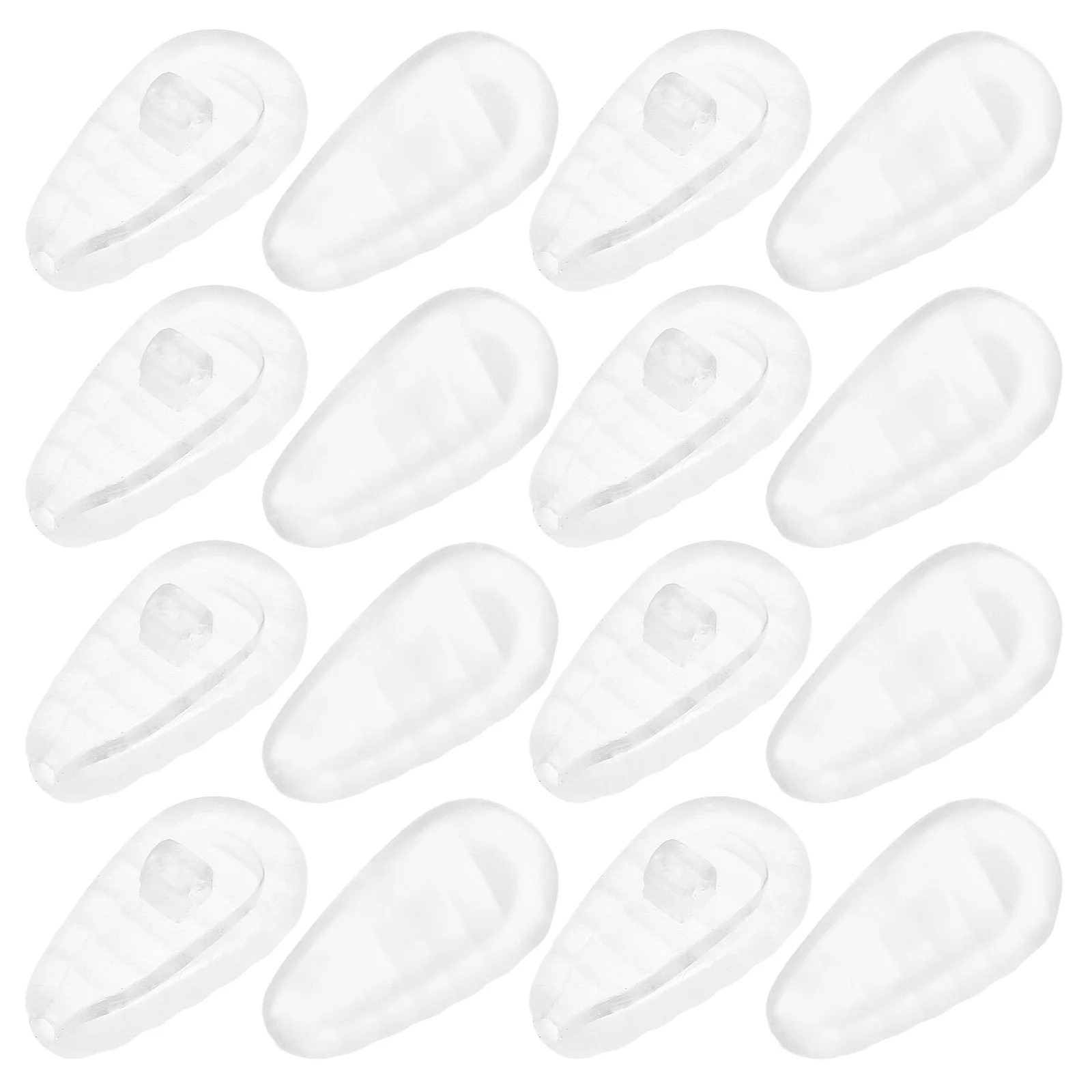 

50Pcs Soft Silicone Eyeglass Nose Pads Non-Slip Replacement Anti-Slip Cushions for Eyewear Glasses Sunglasses Silicone Nose Pads