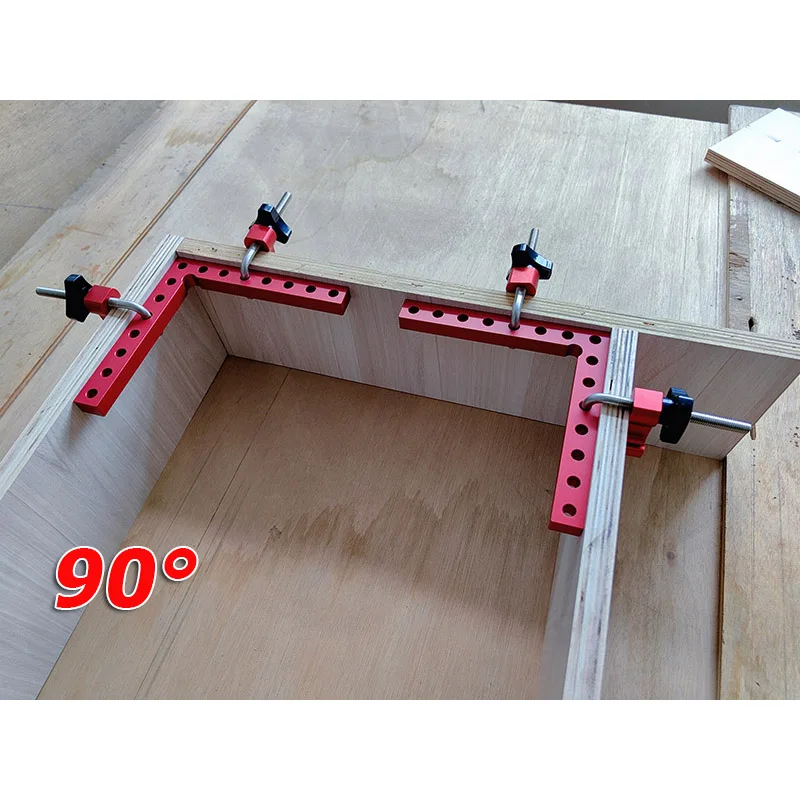 Multi-functional woodworking squares lga szögben clamps Munkaeszköz