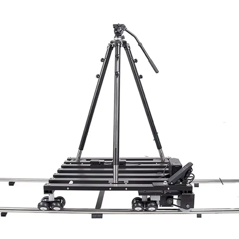 Dolly Slider with Height Adjusted Tripod and Wireless Remote Control
