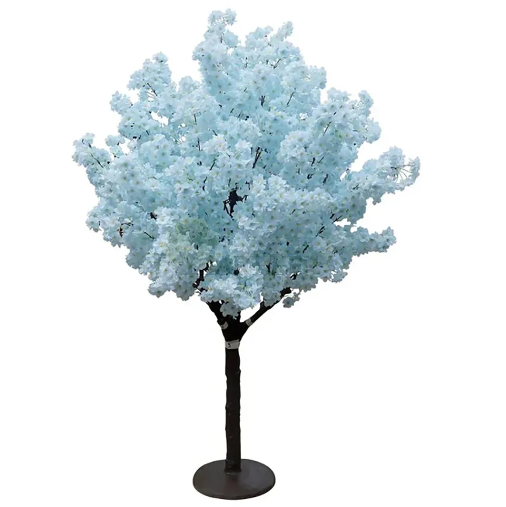 

1.2M/4FT Artificial Cherry Blossom Tree Silk Fake Wishing Tree Wedding Table Centerpiece Ornament Tree