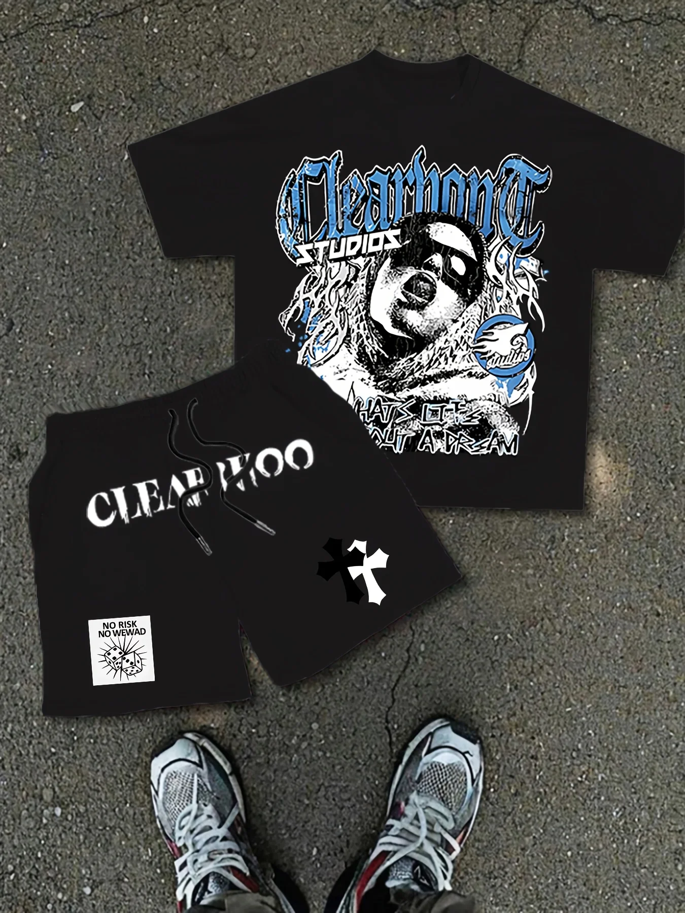 

The 2025 summer new men's suit features 3D printed patterns, retro, comfortable, soft, breathable and lightweight polyester men'