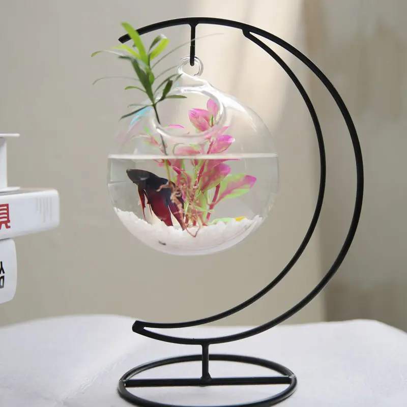 Douyu desktop fish tank aquarium double hanging transparent glass fish tank