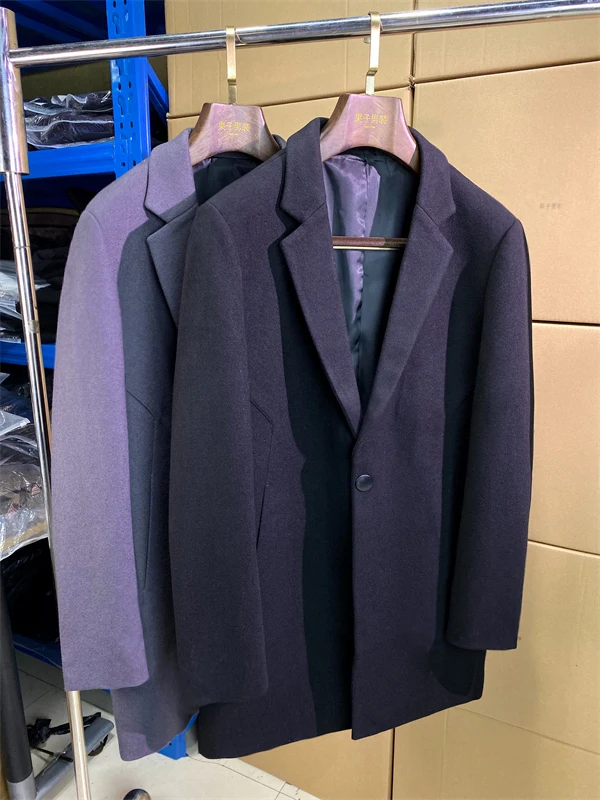 

Осенне-зимнее повседневное брендовое пальто Camere однотонного цвета с одной пуговицей, молодежное, приталенное, модное, городское, стильное