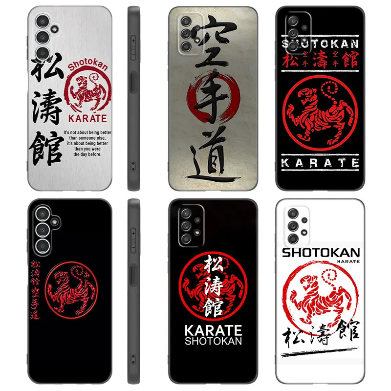 Чехол Shotokan с символом карате для телефона Samsung A13 A24 A32 4G A23 A34 A35 A52S A53 A54 A55 A73 5G A12 A14 A15 A31 A33 A50 A51 A72