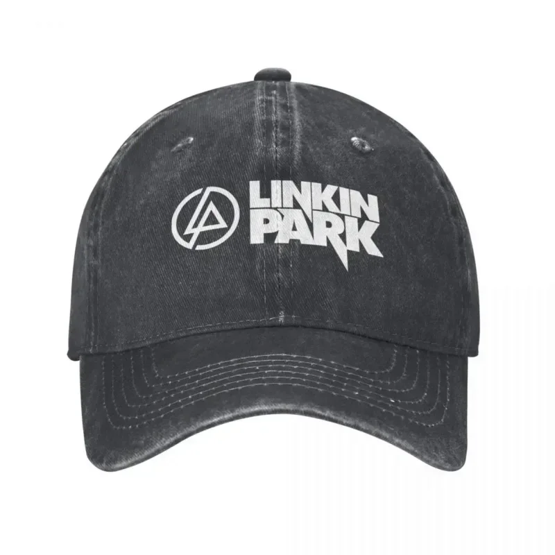 Linkinpark Rock Men Women Baseball Nu-Metal Distressed Washed Hats Cap Vintage Outdoor Activities Gift Headwear