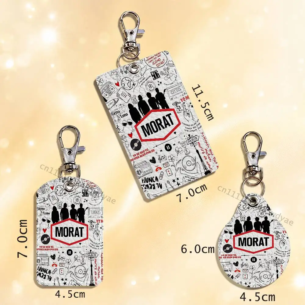 M-Morat Band Card Keychain Fashion Pendant Bag ID Door Card Case Bus Card Cute Adult view 6