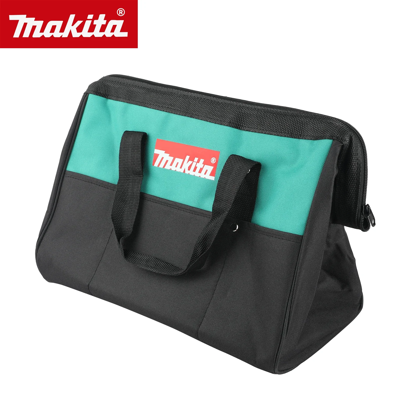 Makita 14.57inch Hand ToolBag Double Layer Oxford Cloth Steel Wire Around Mouth Electrician-Bag Waterproof Anti-Fall Storage Bag