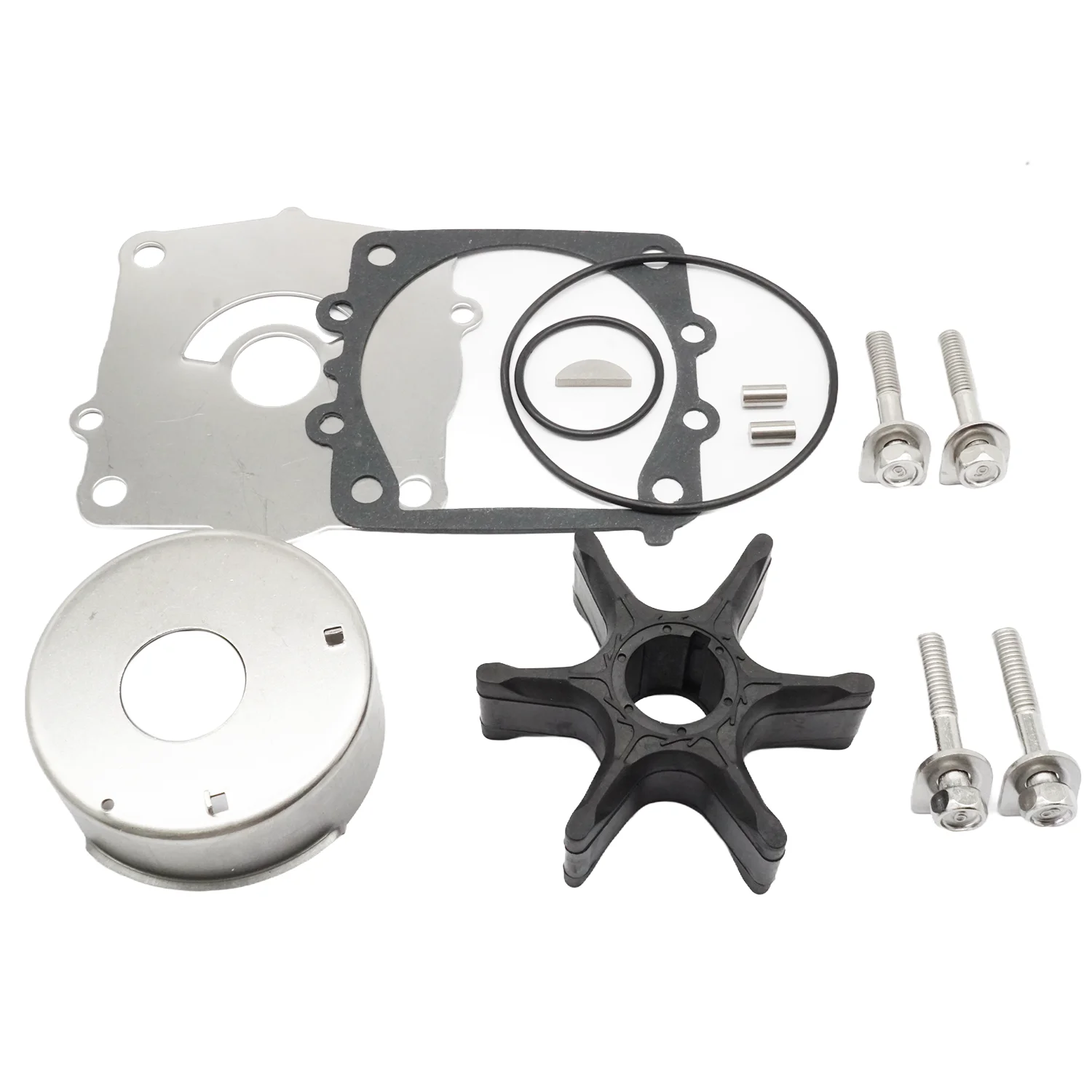 

Marine Water Pump Impeller Repair Service Kit for Yamaha 75 90 115 HP F75B F90B F115 LF115 4 Stroke Outboard Engines 68V-W0078