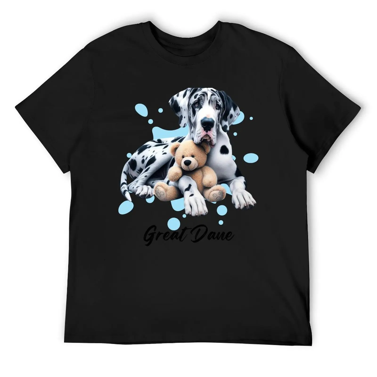 

Color Drawing of a Harlequin Great Dane T-Shirt boys whites T-shirts oversize vintage clothes mens clothing
