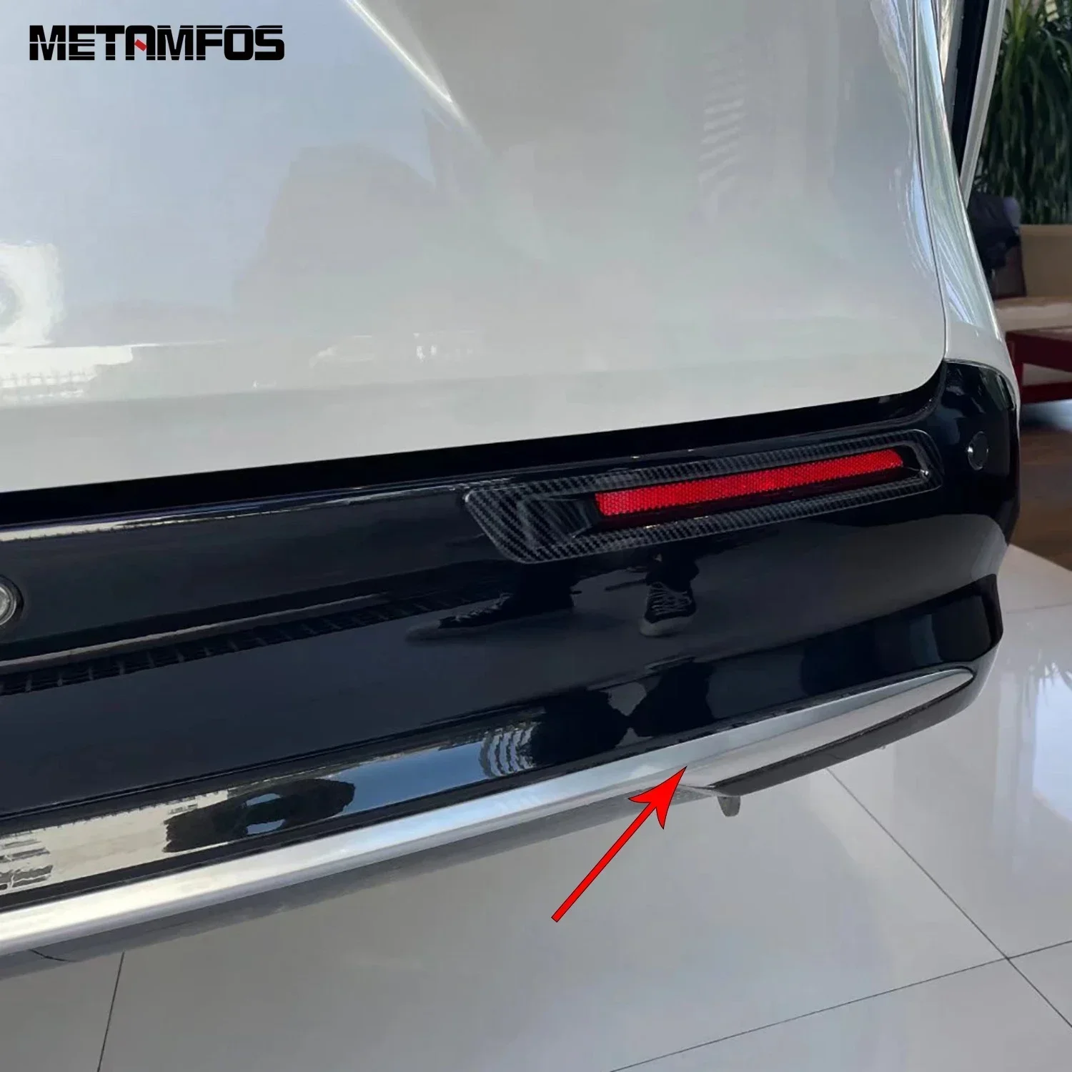 Accessories For Toyota Sienna 2021-2023 2024 2025 Chrome Rear Bumper Lip Trim Body Kit Spoiler Diffuser Protector Car Styling view 2