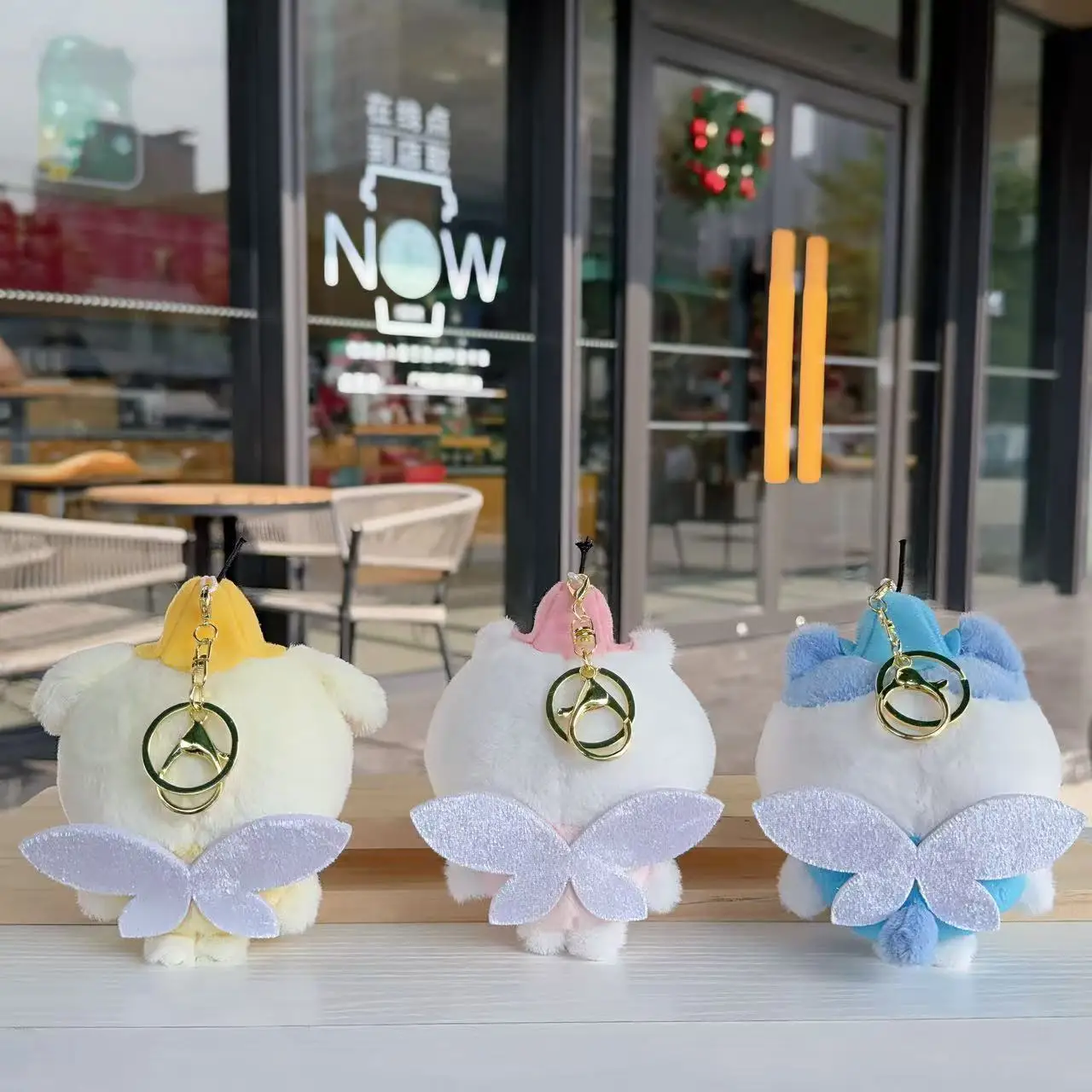 Kawaii Chiikawa Hachiware Usagi 12 cm Bloemenfee Serie Leuke Pluche Rugzak Hanger Sleutelhanger Pop Speelgoed kinderen Gift