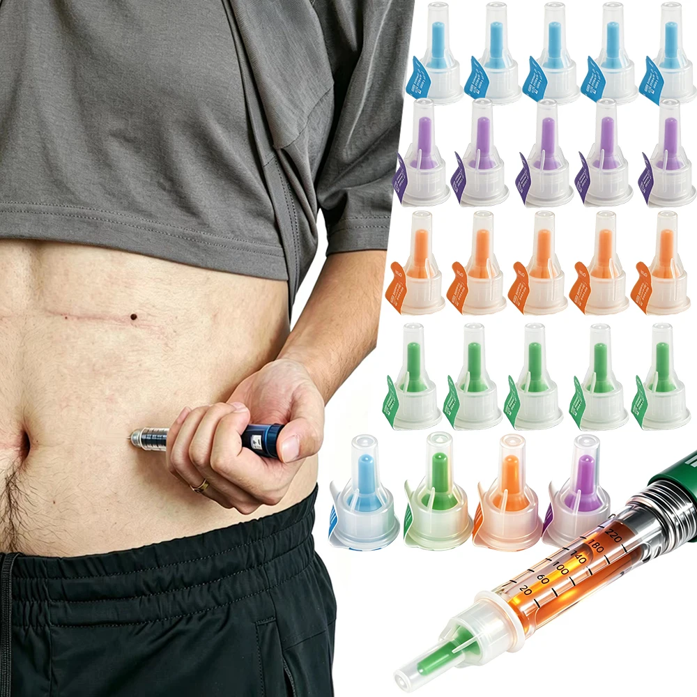 31G 32G Insulin Pen Needles 4mm 5mm 6mm 8mm Universal Single Use Thin Wall Comfortable Pen Tips Broad Compatibility Semei