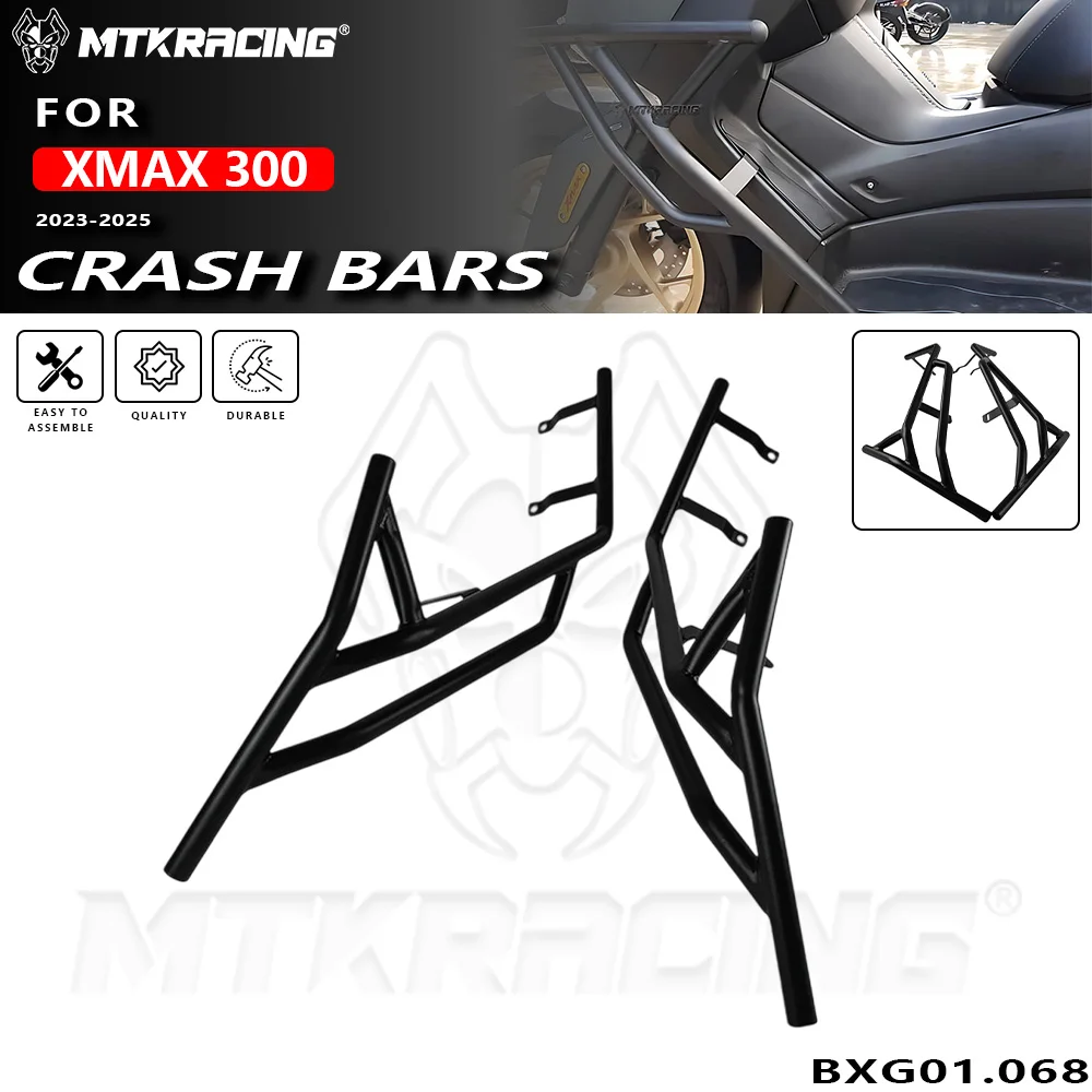 

FOR YAMAHA XMAX 300 2023-2025 Crash Bar Highway Engine Guard Stunt Cage Fairing Frame Bumper Protector Bars