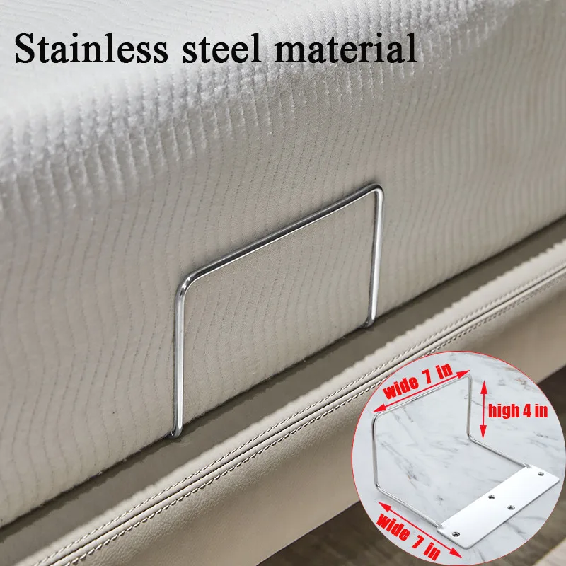Mattress Non-slip Displacement Fixator Stainless Steel Mattress Sofa Cushion Non-slip Fixed Sofa Bed Frame Furniture Fixator