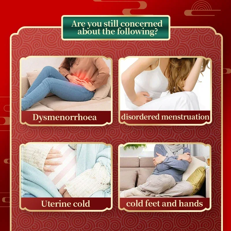 Dysmenorrhea Women Menstrual Cramp Pain Foot Bath Bag Palace Cold Period Menalgia Dehumidification Detox Care Feet Clean Soak