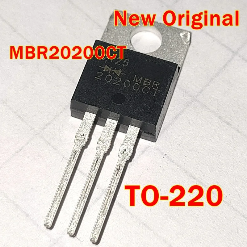 

1pcs to 100pcs MBR20200CT TO-220 New Original SCHOTTKY BARRIER RECTIFIER