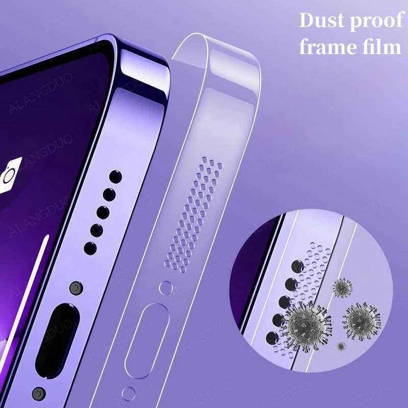 Dust proof frame film For iPhone 15 Pro Max 14 Pro 13 12 Dustproof For iPhone 15ProMax 14Plus 13mini Integrated dustproof film