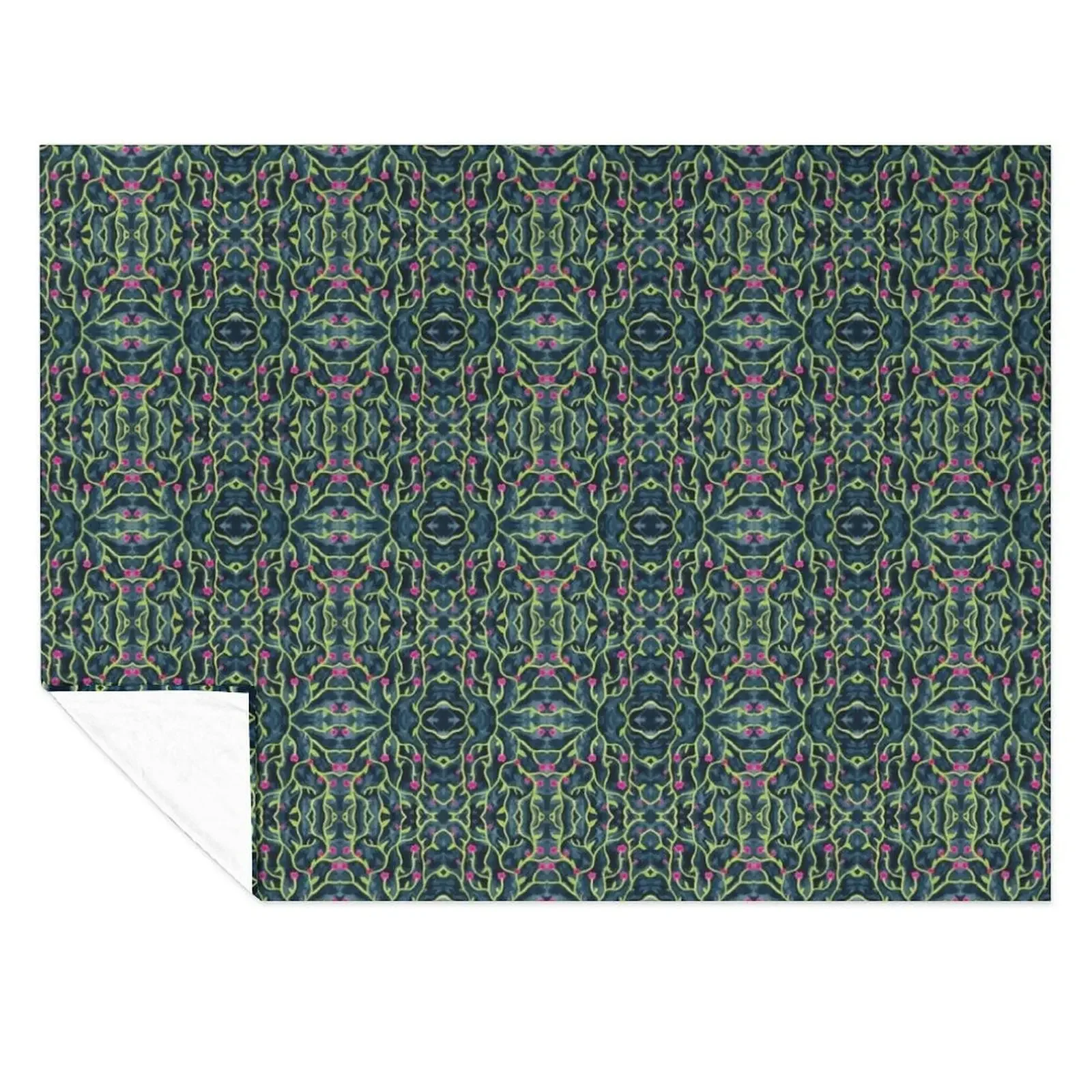 

neon tendrils Throw Blanket Plaid on the sofa Decorative Sofa Heavy Beautifuls Blankets