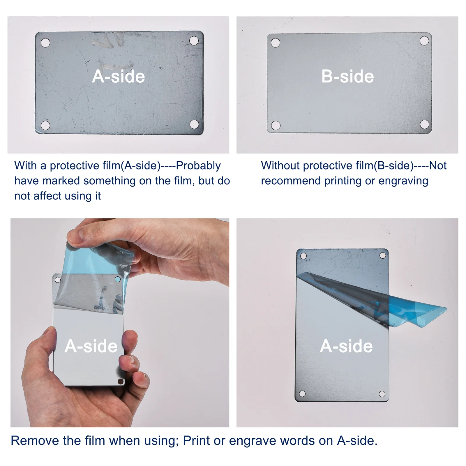 15/25/35 قطعة الفولاذ المقاوم للصدأ علامات فارغة النقش الفراغات بطاقة لوحات فارغة مع 4 حفرة لآلة لوحة DIY بها بنفسك التسمية العلامة