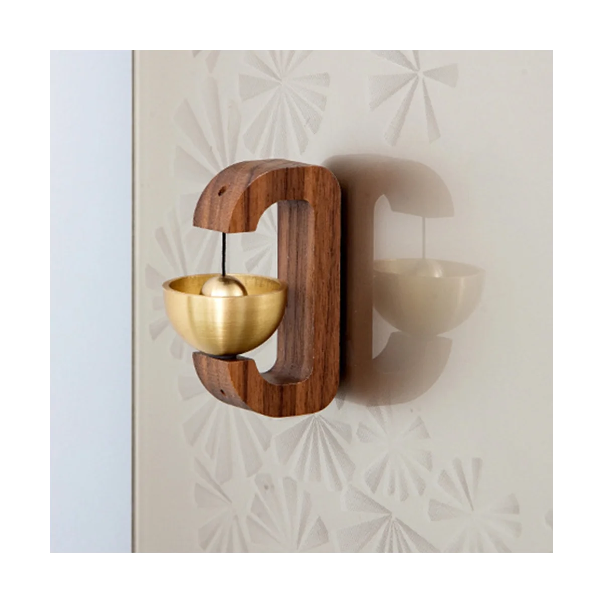 خشبية الرياح باب الثلاجة جرس ، جرس الباب الزخرفية ، لطيف ، مدخل الصوت لطيف