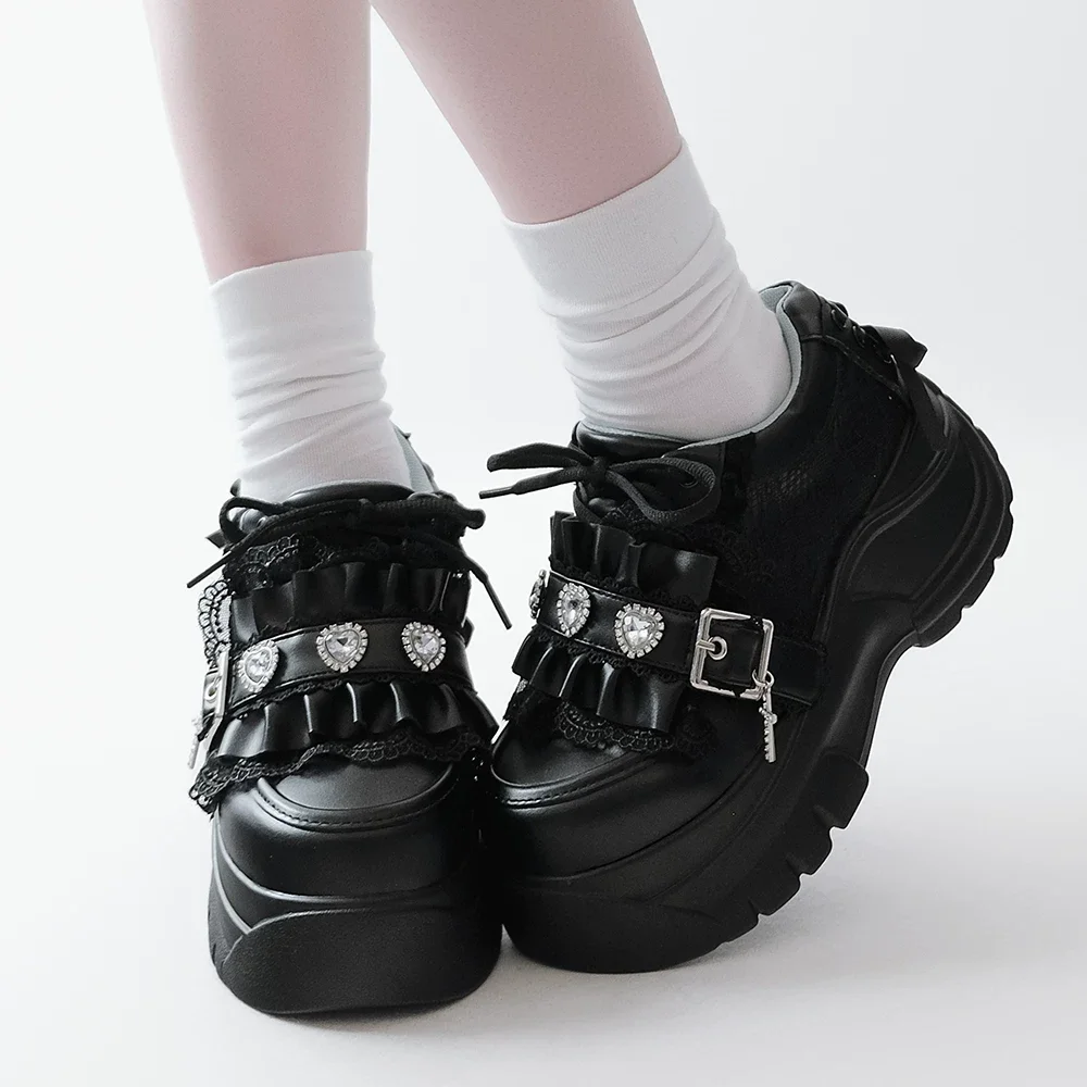 Original Subculture Japanese Platform Shoes Autumn and Winter 2025