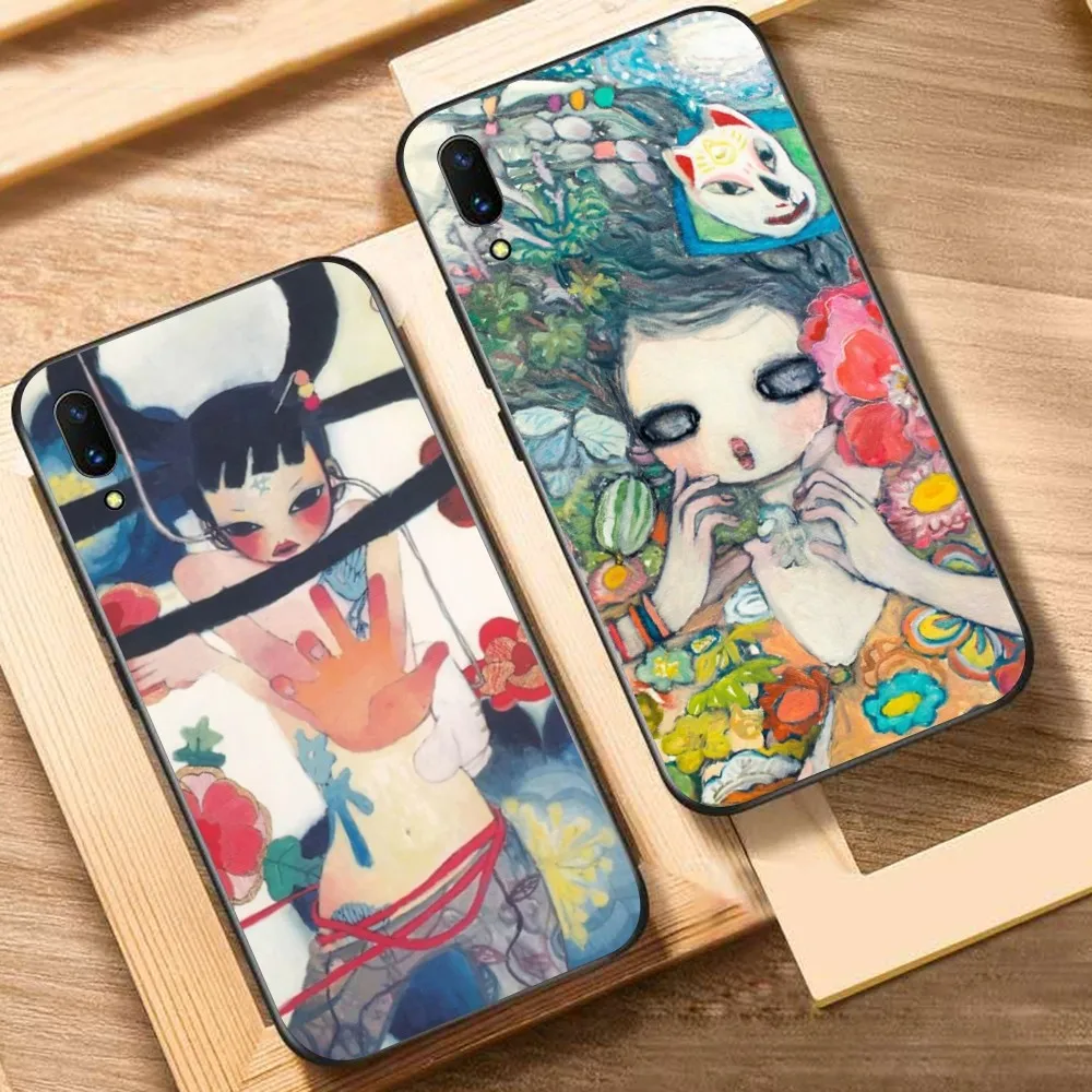 Aya Takano Art Phone Case For Huawei Y9 6 7 5 Prime Enjoy 7s 7 8 plus 7a 9e 9plus 8E Lite Psmart Shell