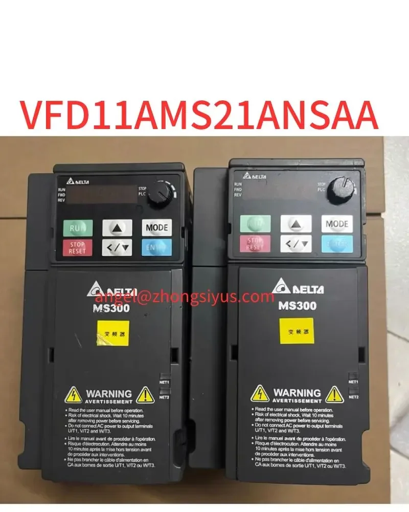 

Used VFD11AMS21ANSAA Converter 220V 2.2 kw