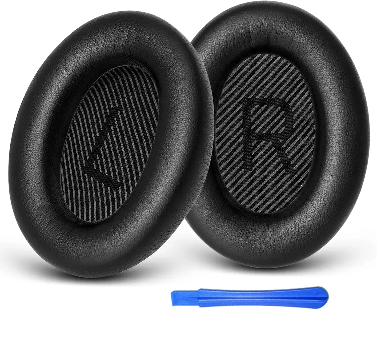 KUTOU 交換用イヤーパッドクッション Bose QC45 QuietComfort 45 ヘッドフォン用 ソフトプロテインレザーイヤーパッド