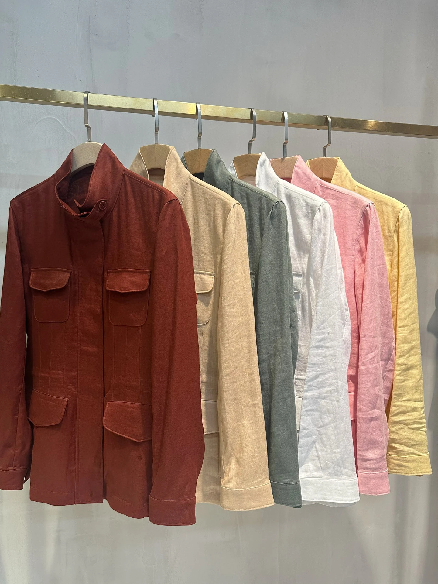 

New Classic Fashion Versatile 100 Linen Traveler Casual Jacket