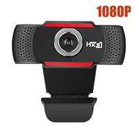 HD 720P 1080P Computer Camera Built-in MIC 30FPS 120 Degree Rotatable Webcam